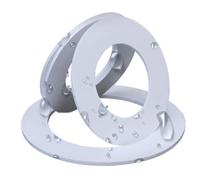 Arandela expandida personalizada, junta blanda a prueba de fugas, resistente a altas temperaturas y productos químicos, for bridas y válvulas industriales(107x61x3mm 5pieces)