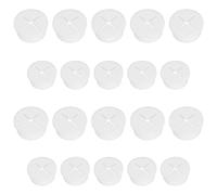 Arandela para Cable Silicona Flexible Pasacables Orificio para Cable Cubierta Pasacables de Mesa para Oficina en Casa Escritorio de Computadora 20 mm y 25 mm, 20 Piezas en Total, Blanco