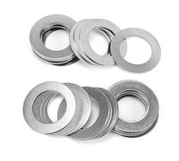 Arandela plana, arandelas, Arandelas de seguridad, 100 piezas, arandela ajuste precisión, espesor 0,2 mm, kit plana plomería, M3 M4 M5, junta alta(M3x7)