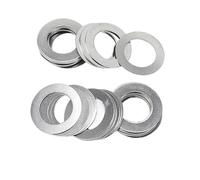 Arandela plana con eje metálico ultrafino de acero inoxidable 304(50pcs M14X20X0.2)