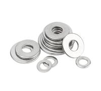Arandela plana de acero inoxidable 304 M1.6 M2 .5 M3 M4 M5 M6 M8 M10 M12 M14-M22 Junta de Metal Meson sellado arandelas planas cuña espaciadora(M8x16x1.5 x10pcs)