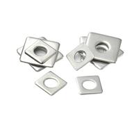 Arandela plana de acero inoxidable DIN436 304, junta cuadrada gruesa, cuña for muro cortina, anillo de metal, M3, M4, M5, M6, M8, M10, M12, M14, M16, M18, M20(M8x40x2mm (2pcs))