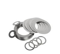 Arandela plana de ajuste ultrafina de acero inoxidable, espaciador de cojinete de eje(M26x37 (10Pcs),Thick 0.1mm)