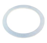 Arandela plana de goma VMQ Slicone blanca de 28-500 mm para dioptrías de vidrio de visión, kit de fabricación de vino casero (110 x 90 x 2 mm, 5 piezas)