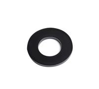 Arandela plana de nailon plástico Blanco/negro, espaciador plano M2 .5 M3 M4 M5 M6 M8 M10 M12 ~ M24, anillo junta aislamiento for tornillo 0, 3mm