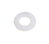 Arandela plana de nailon plástico Blanco/negro, espaciador plano M2 .5 M3 M4 M5 M6 M8 M10 M12 ~ M24, anillo junta aislamiento for tornillo 0, 3mm