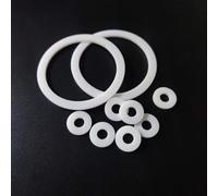 Arandela plana redonda, 10 juntas de plástico de PTFE con diámetro interior de 6, 8 y 14 mm de grosor y 2 mm de grosor.(18x22x2mm)