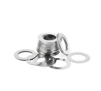 Arandela plana ultrafina de acero inoxidable 304 for separación de ejes metálicos, con espesores de 0,1/0,2/0,3/0,5 mm (M3M4M5M6M8M10M12M14M16M18).(100pcs M8X10X0.2)