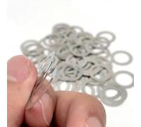 Arandela plana ultrafina de acero inoxidable de 0,1/0,2/0,3/1 mm, M2 a M17 M18 M20 M22 M25 M28 M30 M35 M40, cuña de ajuste ultrafina, 20 piezas, M15 x 22, 1 mm de espesor