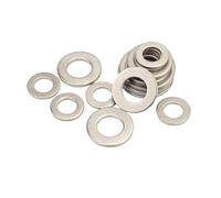 Arandela plana universal Arandela métrica, Junta plana de gran tamaño TA2 de titanio puro (1/10 piezas)(2pcs M14)