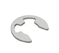 Arandelas 10/50/100 piezas Arandela plateada Acero inoxidable/Acero Mn 65# Clip E Anillo de retención Junta M1.2 .5 M2 M3 M4 M5 M6 M7 M8 a M13 sujeción(304 Stainless Steel,M15 10pcs)
