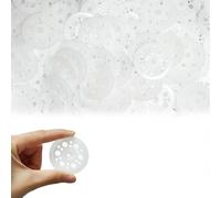 Arandelas 500 PCS Arandela PP 46mm Arandelas de Polipropileno para la Fijación y Soporte de Paneles Aislantes de Espuma (400)