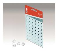 Arandelas Adhesivas APLI 13 mm, Caja x10 Bolsas