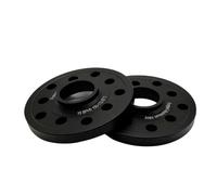 Arandelas aleación Aluminio Adaptador arandela rueda PCD 5X112 orificio central de 57,1 mm grosor 15/20/25mm Para Passat para Sagitar para Golf M12XP1.5 Nu juego espaciadores(15mm)