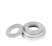 Arandelas autoblocantes de doble cubierta, cuña auténtica acero inoxidable 316/304, Dacromet M3 M4 M5 M6 M8 M10 M12 M14 M16 M18 M20 M22, 2-20 Uds