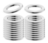 Arandelas de Acero Inoxidable 12mm x 18mm x 2mm 20Pcs Arandela Plana Arandelas para Bisagras de 2mm de Grosor (M12)