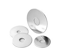 Arandelas de Acero Inoxidable Arandelas planas de acero inoxidable 316, arandelas redondas gruesas y gran tamaño, juntas metálicas M3 M4 M5 M6 M8 M10 M12 ~ M24, 1 100 Uds(M22x50x8.0-1Pcs)