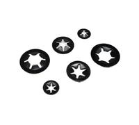 Arandelas de Acero Inoxidable M2 a M12 Circlip externo Clip de retención autoblocante Empuje sobre el eje Cojinete Arandela anillo Acero 65 mn inoxidable 304(Black 65mn steel,100pcs M2.5x8)
