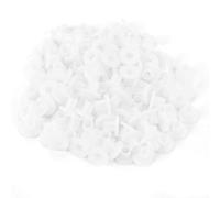 Arandelas de casquillo espaciadoras de plástico aisladas con arandela de transistor para dispositivos electrónicos 100 piezas (TW-9 (100 unidades))