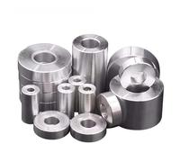 Arandelas de casquillo metálico, 10 Uds diámetro 12 16MM junta de buje M6 sin rosca arandela plana espaciador separación hueco(L 15mm,D6.2xD16xL (10pcs))