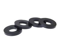Arandelas de caucho NBR flexibles, diámetro interior de 8 mm a 20 mm, diámetro exteri0r de 18 mm a 40 mm, juntas planas negras, anillo de sellado, 10 unidades(20x30x3mm)