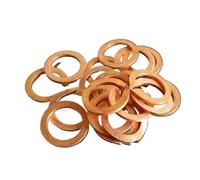 Arandelas de cobre, Arandelas Arandela plana de cobre M14 Junta sellado Anillo Hoja delgada