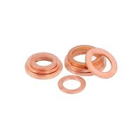 Arandelas de cobre, Juntas de sellado arandelas planas cobre sólido 3 mm espesor M5-M30