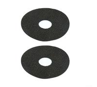 Arandelas de freno de carrete de pesca de fibra de carbono, 2 piezas para carretes de tambor de cebo, kit de actualización de sistema de arrastre, piezas de repuesto negras, varios tamaños disponibles