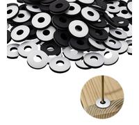 Arandelas de Goma | Arandelas Metálicas | Arandela Carter Aceite | 200 Piezas EPDM con Respaldo de Acero Inoxidable para Maquinaria Industrial y Construcción