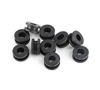 Arandelas de goma KIMISS para motocicleta, 10 arandelas de goma duraderas para carenado de motocicleta, arandela de goma plana M10