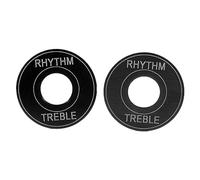 Arandelas de Interruptor de Guitarra, 2 Uds. Aleación de Aluminio para | Diseño antideslizante para fijación segura, indicadores visuales brillantes para cambios rápidos, ajuste universal en la
