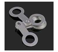 Arandelas de metal - Arandela de oreja de un solo extremo M2.2-M10.2 Terminal de soldadura de cobre chapado en estaño de una sola cabeza de soldadura circular de soldadura de hoja de soldadura