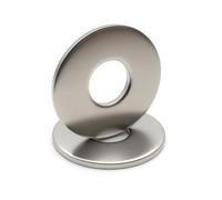 Arandelas de metal INOX: M12 x 40 mm - esp. 1,5mm | Arandela plana M12x40 mm | Acero inoxidable A2 (V2A / AISI 304) | Para tornillos, tuercas, pernos: LOTE DE 50 piezas - ProRaje