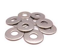 Arandelas de metal M10 acero inoxidable Ø exterior 30 mm | Arandela plana ancha M10x30 mm | Acero inoxidable A2 (V2A/304) estándar DIN 9021 | Madera/Metal/Tuercas/Tornillos/etc: Lote de 10 unidades