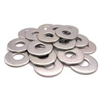 Arandelas de metal M8 de acero inoxidable Ø exterior 24 mm | Arandela plana ancha M8x24 mm | Acero inoxidable A2 (V2A/304) estándar DIN 9021 | Madera/Metal/Tuercas/Tornillos/etc.: Lote de 20 unidades