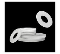Arandelas de plástico transparente, 30 piezas, junta de sellado con amortiguación, junta plana de silicona M5 M6, grosor 1, 1,5, 2 y 3 mm(M6x8x1)