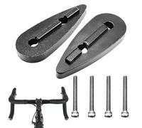 Arandelas de potencia genéricas - Arandelas de fibra de carbono para ciclismo, espaciadores de manillar de bicicleta de carretera | para modificación ajuste rendimiento bicicleta carretera montaña