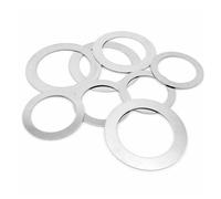 Arandelas de sujeción 20/100 Uds M2 M3 M4 M5 M6 M8 M10 M12 a M40 Sliver Washer junta de ajuste ultrafina de acero inoxidable arandela plana ultrafina (Color : Thick 0.1mm, Size : 20pcs M9x13xThick)