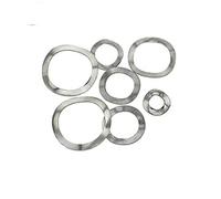 Arandelas de tres ondas de acero inoxidable 304 - Arandelas elásticas M3 a M41 for una mejor sujeción | Disponibles entre 10 y 50 unidades(M3x6x0.3mm 50pcs)