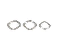 Arandelas elásticas onduladas y arrugadas Arandela ondulada de acero al carbono y acero inoxidable for perno roscado M3-M34 10/50 PCS(304 Stainless Steel,50pcs M8x13)
