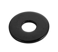 Arandelas Metalicas 10-50 unids/pack negro 304 arandelas planas de acero inoxidable M1.6 M2 .5 M3 M4 M5 M6 M8 M10 anillo de junta lisa GB98(M3x6x1 50pcs)