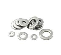 Arandelas Metalicas 2-100 Uds M1.6/M2/M2.5/M3/M4/ M5/M6/M8/M10-M22 arandela plana grande (Din9021) junta de Metal grande de acero inoxidable 304 arandelas planas de mesón(M6x20x1.5 (10pcs))