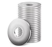 Arandelas Metalicas, Arandelas de Acero Inoxidable, 20 Piezas Arandela Redonda, M8x18 Mm Arandela Plana de Reparación, 304 Arandelas de Acero Inoxidable, Kit de Arandela Plana de Acero Inoxidable