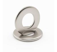 Arandelas metálicas INOX: M6 x 14 mm - esp. 1,2 mm | Arandela plana M6x14 mm | Acero inoxidable A4 (V4A / AISI 316) norma NFE 25514 M | Para tornillos, tuercas, pernos: LOTE DE 10 piezas - ProRaje