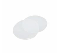 Arandelas para fontanería 2 juntas de silicona de grado alimenticio, lámina de caucho de silicona redonda blanca, juntas de sellado sólidas planas resistentes a altas temperaturas (15 mm x 4 mm)(45MM*