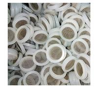 arandelas para manguera de ducha, 10 Pcs Multicolor 3/4" BSP Rubber Gasket Filter Shower Head Faucet Plumbing Hose Seal(White)