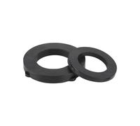 arandelas para manguera de ducha, Black O-Ring Hose Gaskets With 40 Mesh Stainless Steel Filter 1/2" 3/4" Pack Of 10(Black-02)