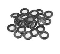 arandelas para manguera de ducha, Stainless Steel Rubber O-Shaped Filter Washer For Shower Head 30/50 pcs Multiple Sizes(S,30PCS)