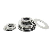 Arandelas Planas 2/50 Uds. Junta lisa de arandela plana grande y ancha gran tamaño acero inoxidable(M5 25pcs)