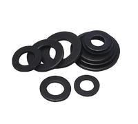 Arandelas planas, arandelas M1.6 M2 .5 M3 M4 M5 M6 M8 Arandela plana de acero inoxidable 304 negro y duradera(M2.5)